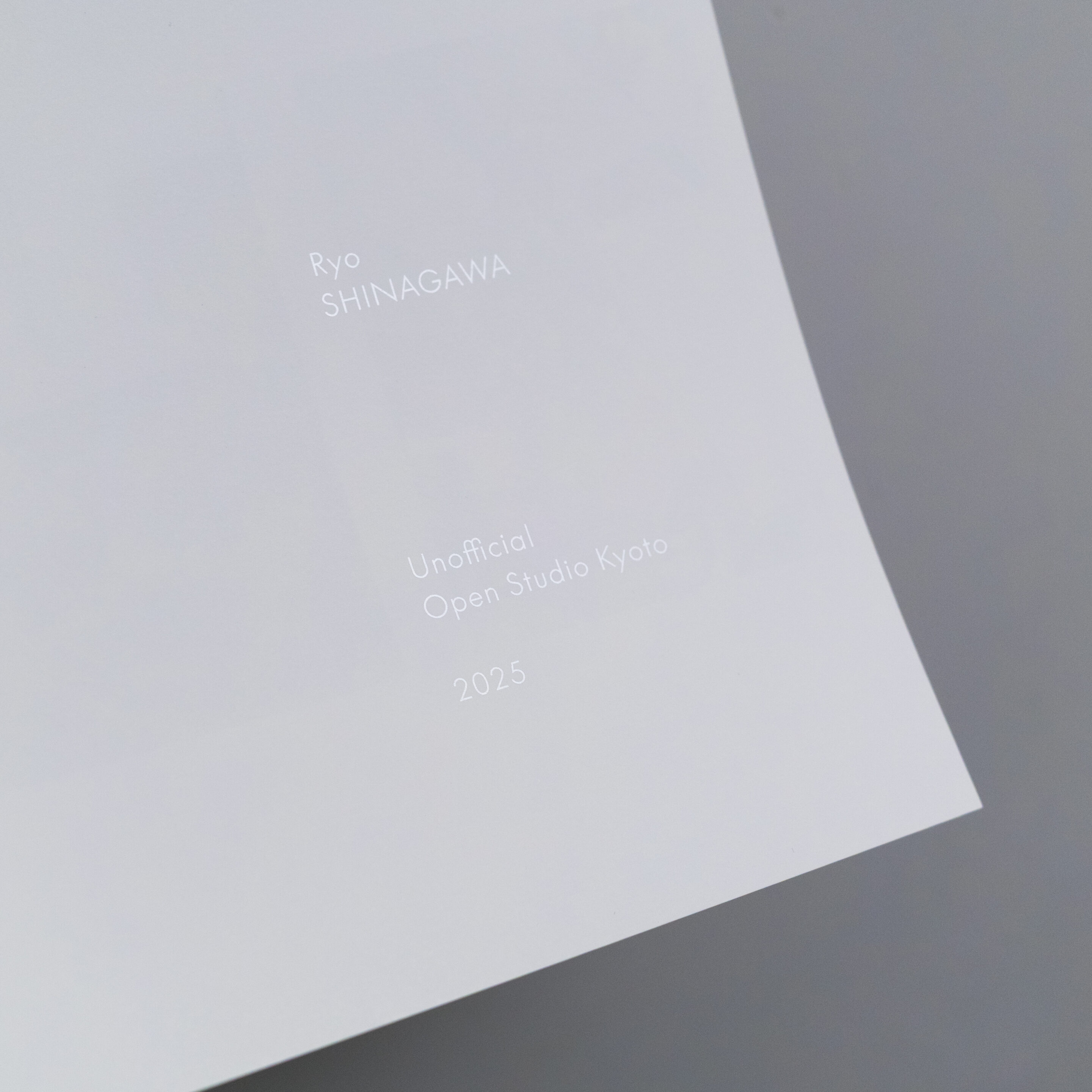 品川亮 Unofficial Open Studio Kyoto 2025