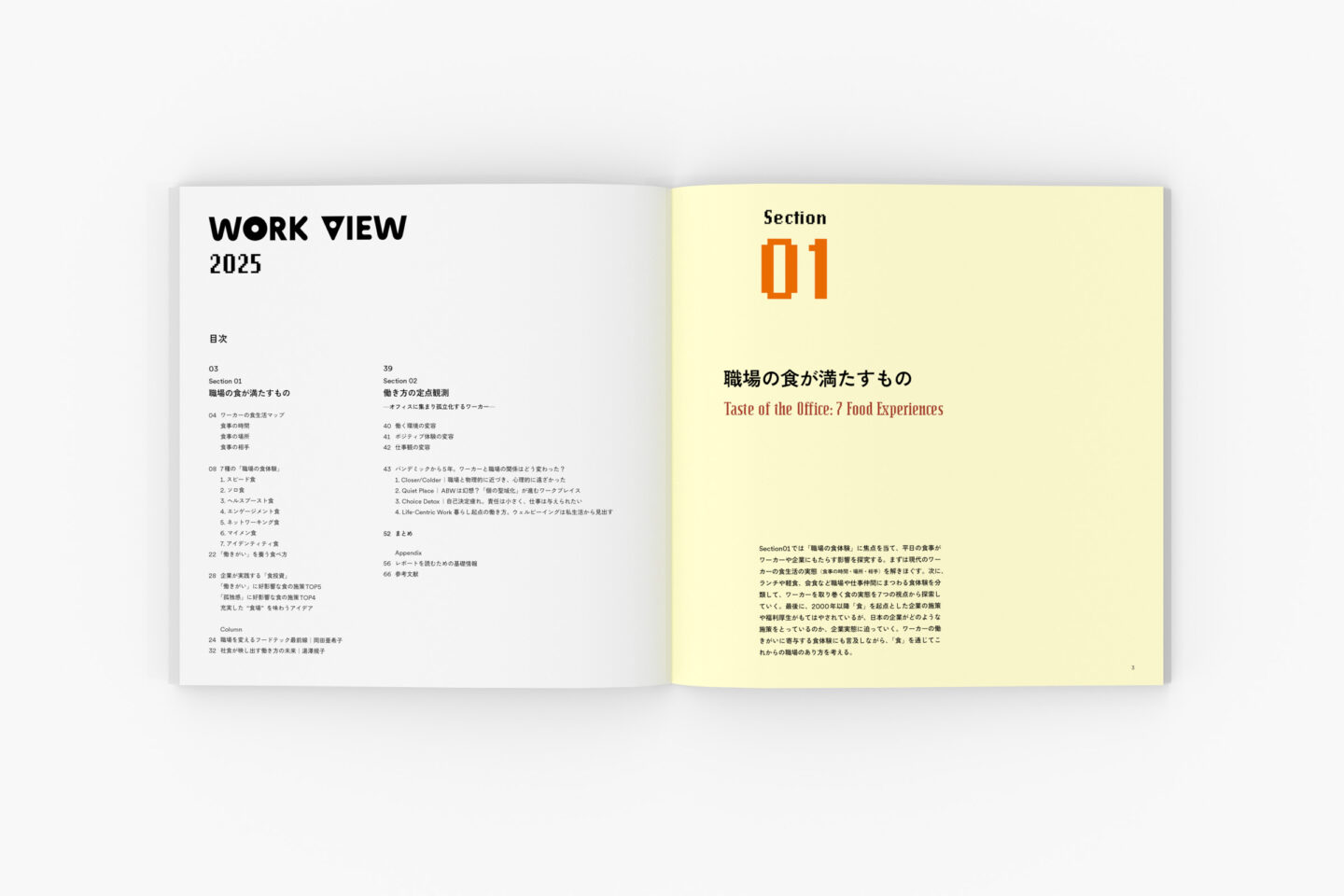 WORK VIEW 2025：職場の食が満たすもの
