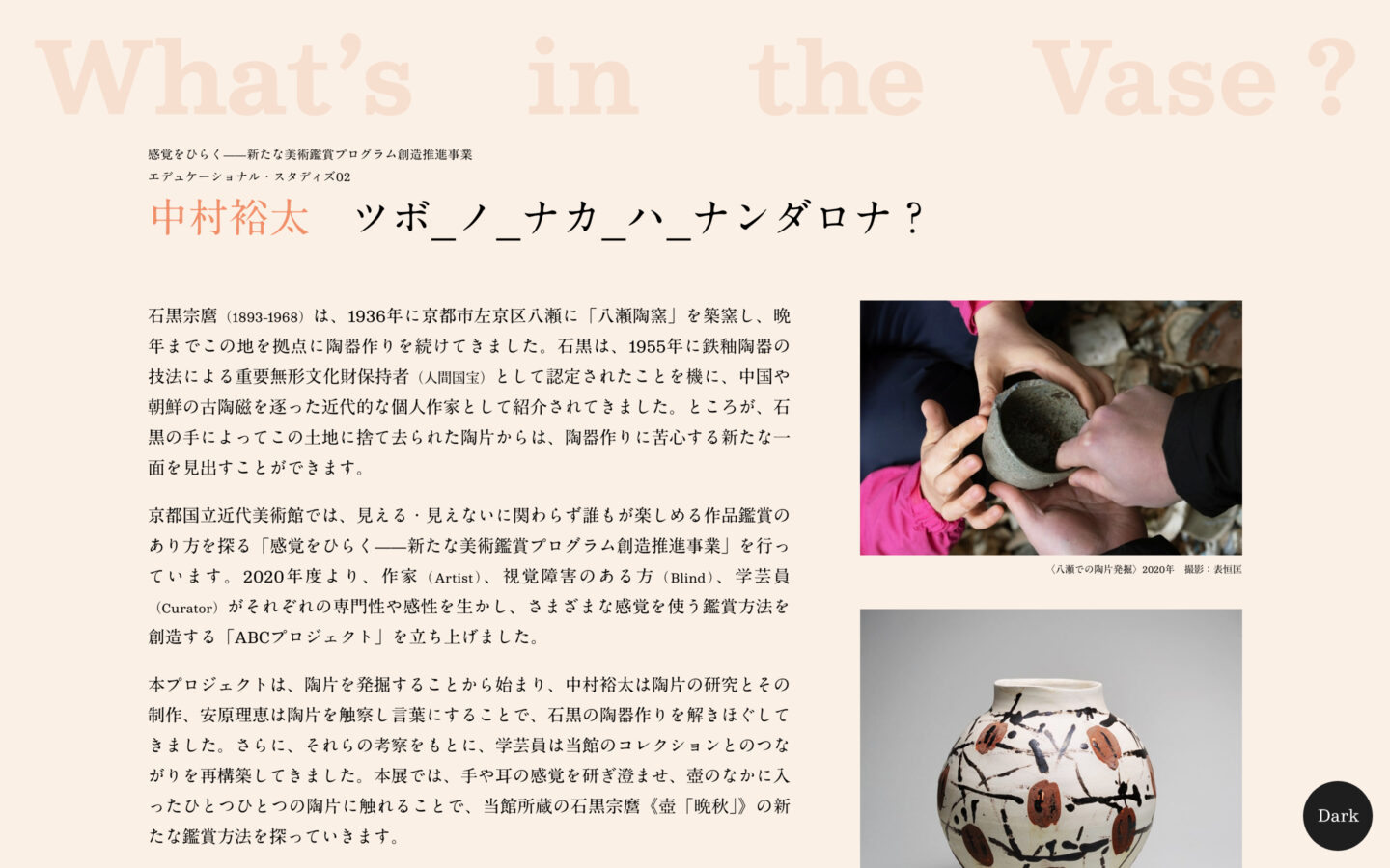 ABCコレクション・データベース vol.1 石黒宗麿陶片集